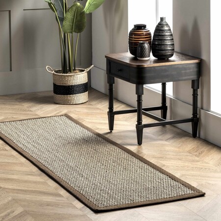 Nuloom Elijah Farmhouse Seagrass Area Rug 2ft 6in x 6ft BHSG01E-2606